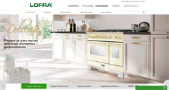 Desktop Screenshot of lofra.com.br